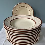 Set of 12 Longchamp France hollow plates, Colmar model