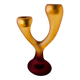 Vintage Candle Holder "Caution Curves" 1980s