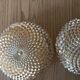 Pair of ceiling lamps