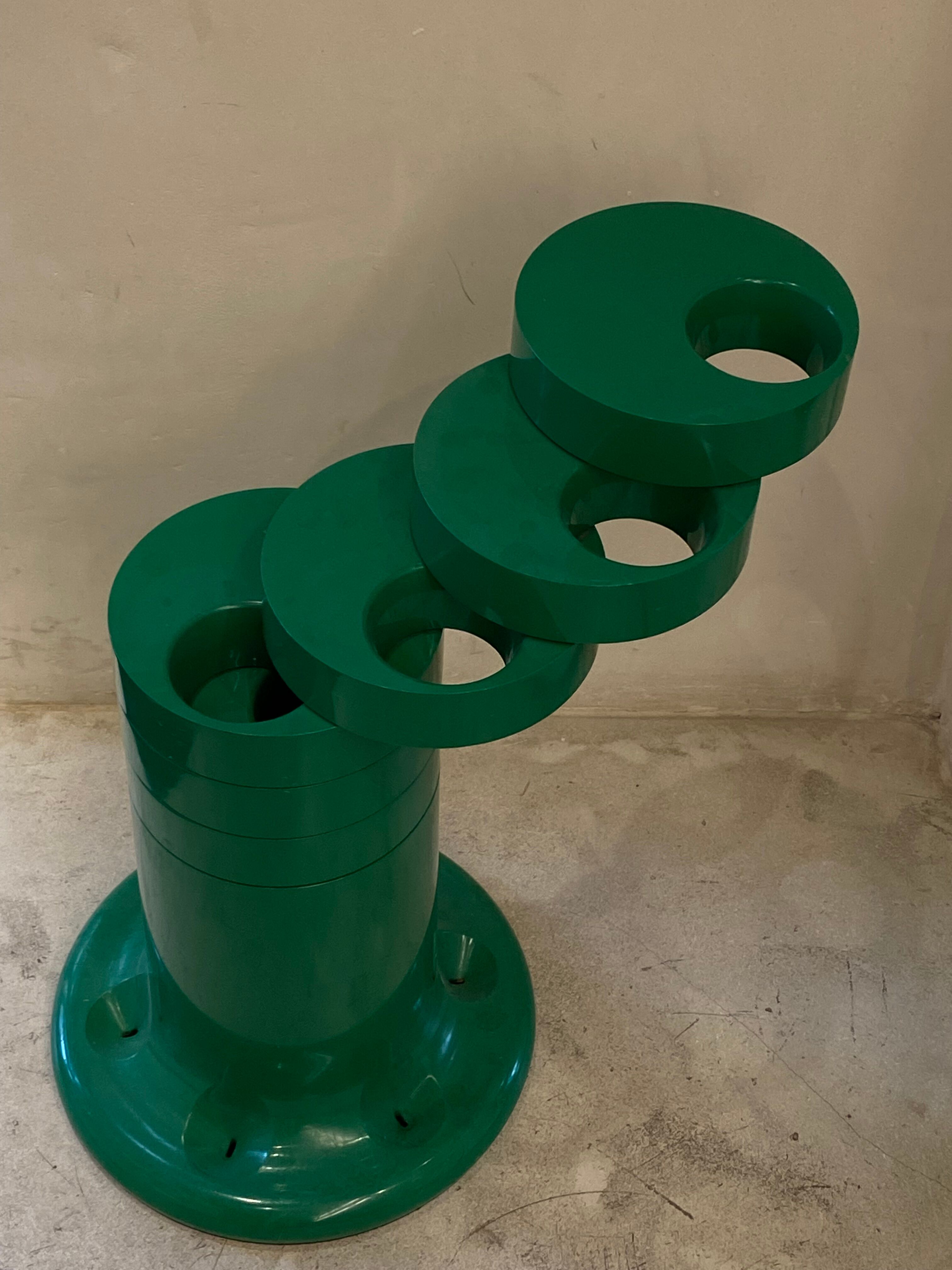 Pluvium green umbrella stand