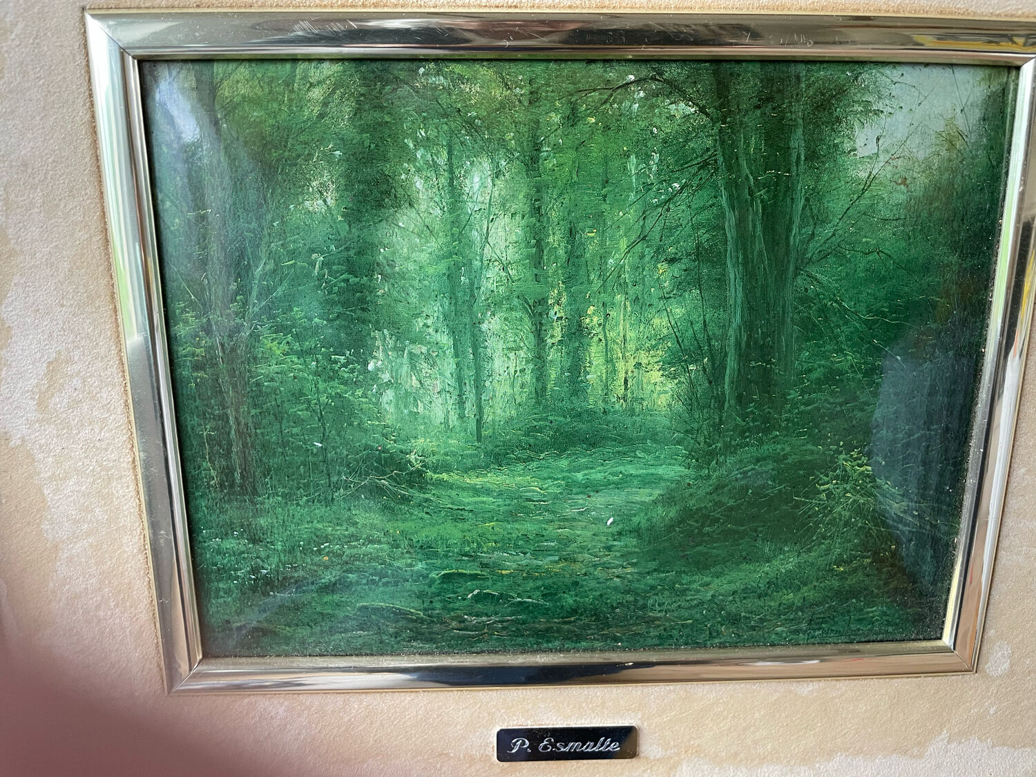 Painting signed Pierre Leishman