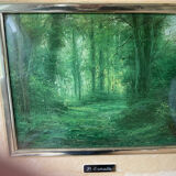 Painting signed Pierre Leishman