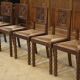 Ensemble de 6 chaises Charles Dudouyt en chêne 1950’s