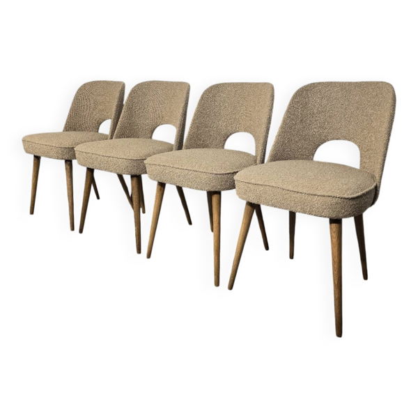Chaises de salle à manger par Oswald Haerdtl pour Ton, années 1950, ensemble de 4