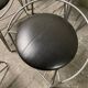 6 silver moon stools by Pascal Mourgue for Fermob 1985