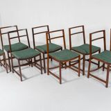 Set of 8 Mid-Century Modern Dining Chairs by Renato Venturi for MIM, 1950s