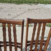 Set 4 vintage Triconfort France adjustible 1960s deckchair