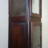 Louis XV Provençal oak display case circa 1850-1880 facade