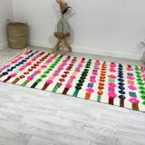 Handmade wool Berber rug 267 x 146 CM
