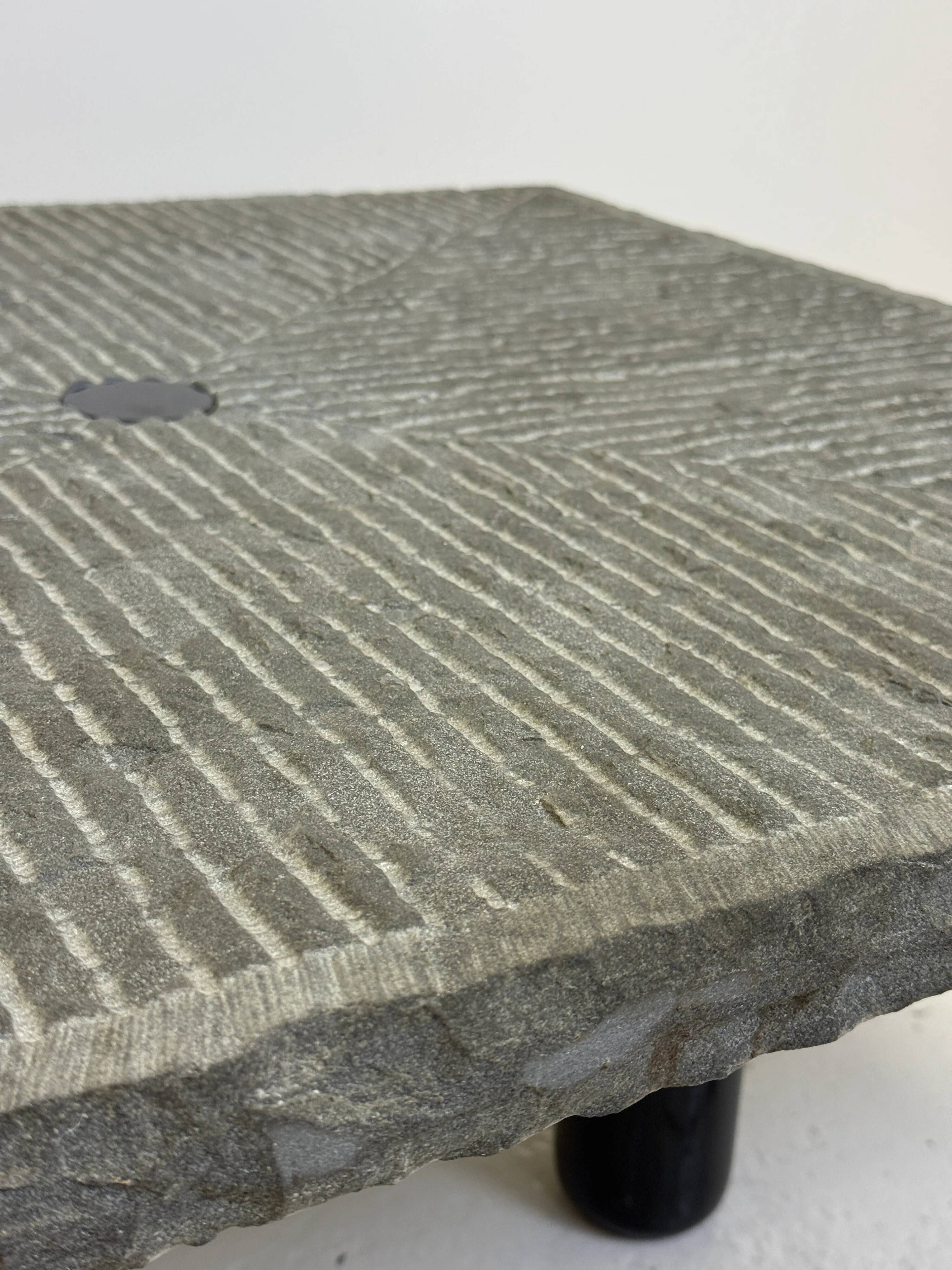 Coffee table "Granit" by Giulio Lazzotti for Mageia, Italy, 1981