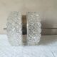 Suspension inox et verre