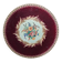 Immense decorative plate in Longwy enamels – Maintenon decor