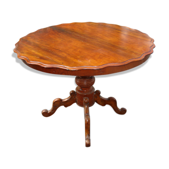 Table -guéridon en noyer du XIX siècle