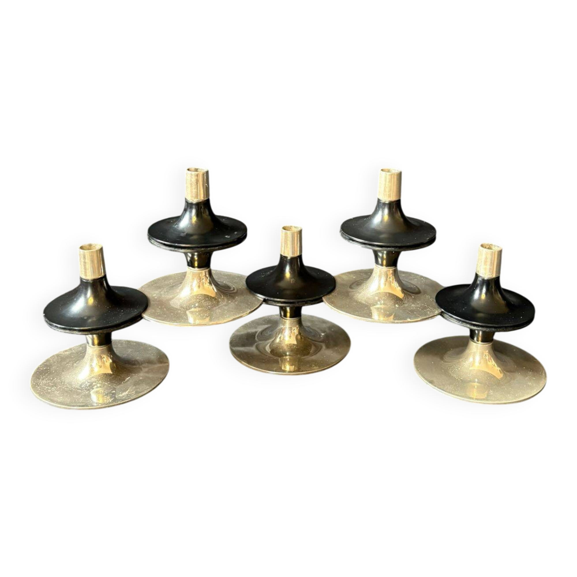 Set of 5 modular candle holders nagel
