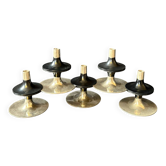 Lot de 5 bougeoirs  modulables nagel