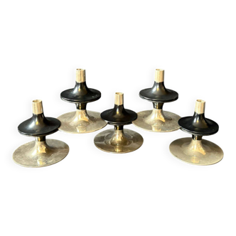Set of 5 modular candle holders nagel