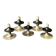 Set of 5 modular candle holders nagel