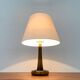 Vintage Danish table lamp model Fleur in glass by Michael Bang for Holmegaard, 1970s.