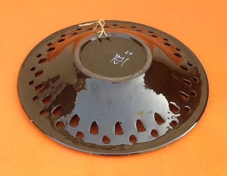 1960s Openwork Dish Traditional Ceramics HMV Manufacture Hungary