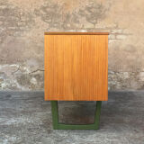 Scandinavian teak sideboard 3 drawers, 3 swing doors