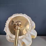 Antique table lamp with switch on the base