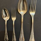 Ercuis silver plated cutlery set 46 pieces
