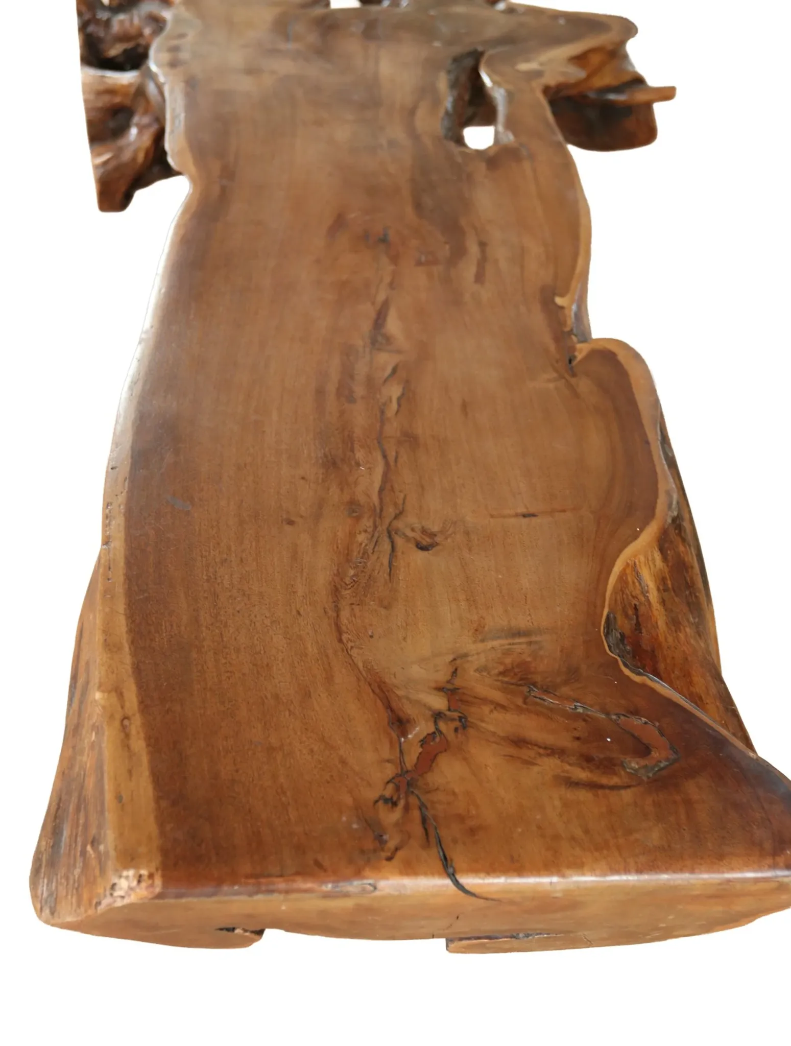 Large sculptural root wood coffee table – circa 1970