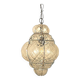 Italian Style Murano Glass Pendant in Transparent