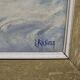 Oil on canvas, mountain landscape of Courchevel, signed