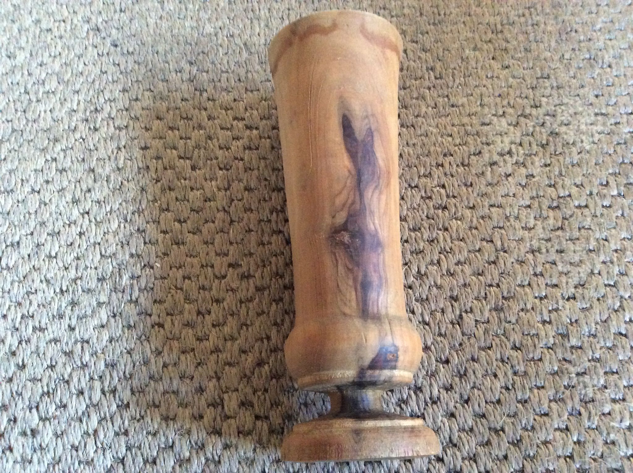 Wooden vase