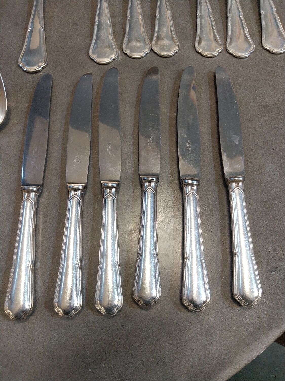 Ercuis silver-plated cutlery set