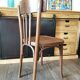 Series of 6 mismatched bistro chairs Baumann and Mahieu