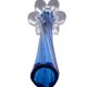 Vase bleu  soliflore type  Murano mid-century