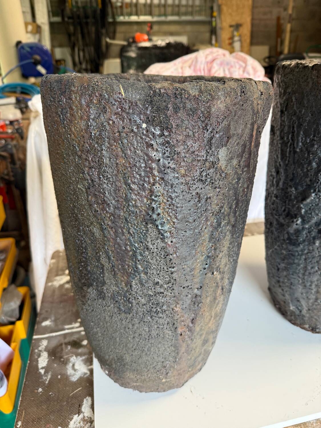 Foundry crucibles industrial decoration