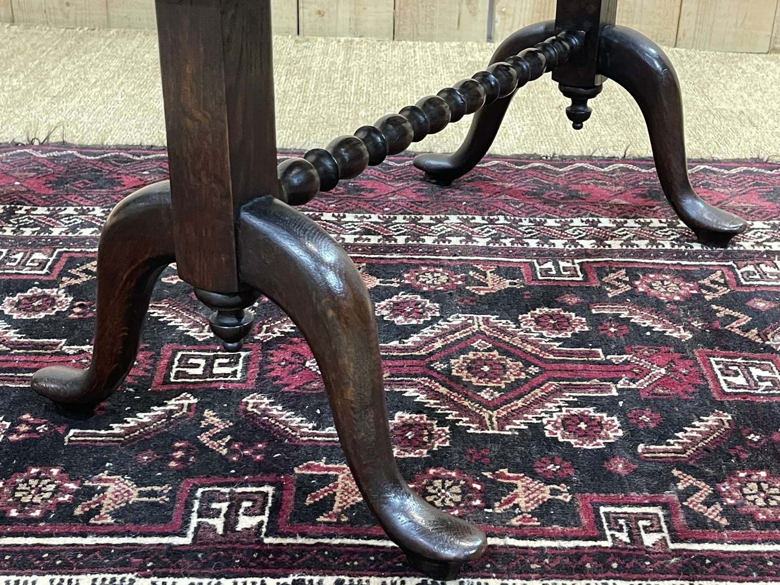 English partition furniture in oak, early 20th century