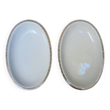 2 Anciens Petits Plat Oval - Rheinpfalz Hartporzellan Germany