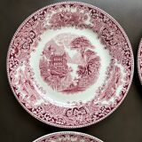 Lot de 6 assiettes à dessert modèle “Cambridge Old England”
