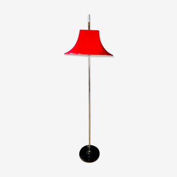 Red floor lamp Willem Hagoort