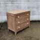 Commode art déco en bois naturel