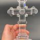 Lead Crystal Cross with rounded edges Made in Germany 🌟