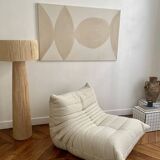 Togo Ligne Roset armchair by Michel Ducaroy in ecru bouclette