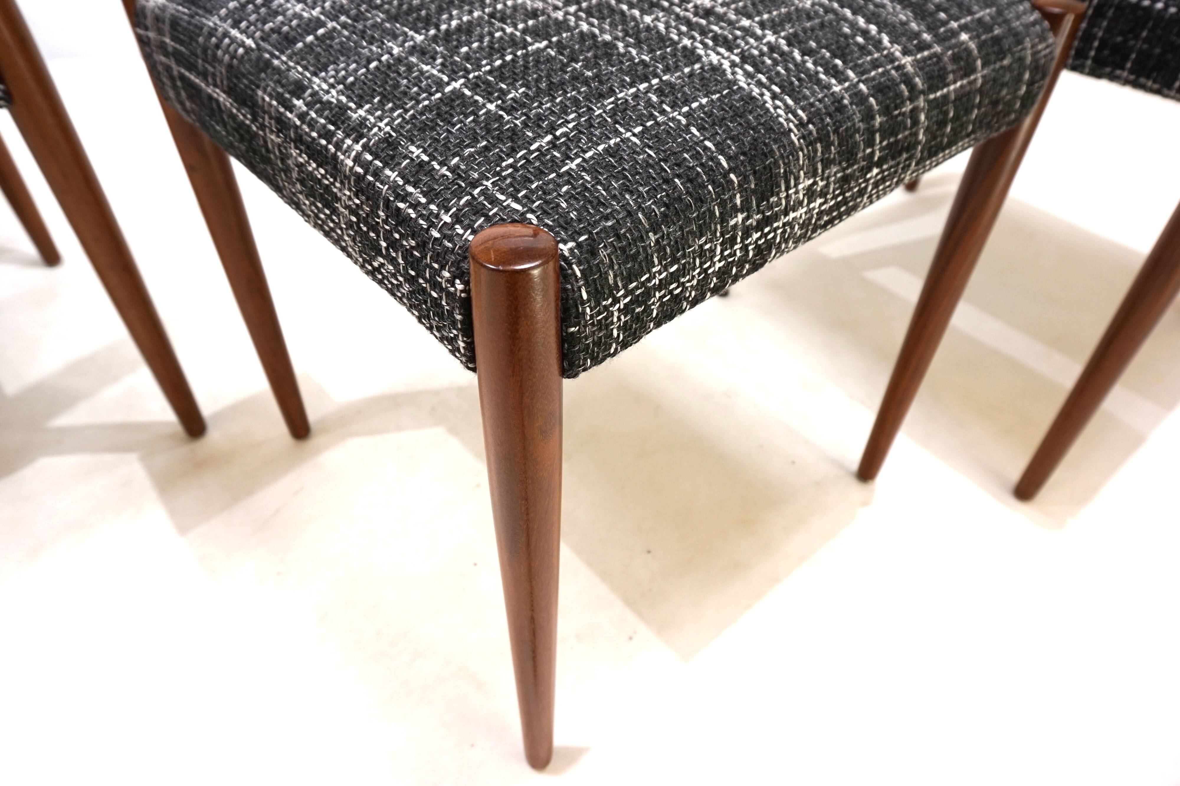 Lübke Teak Dining Chairs Set of 4, 1960