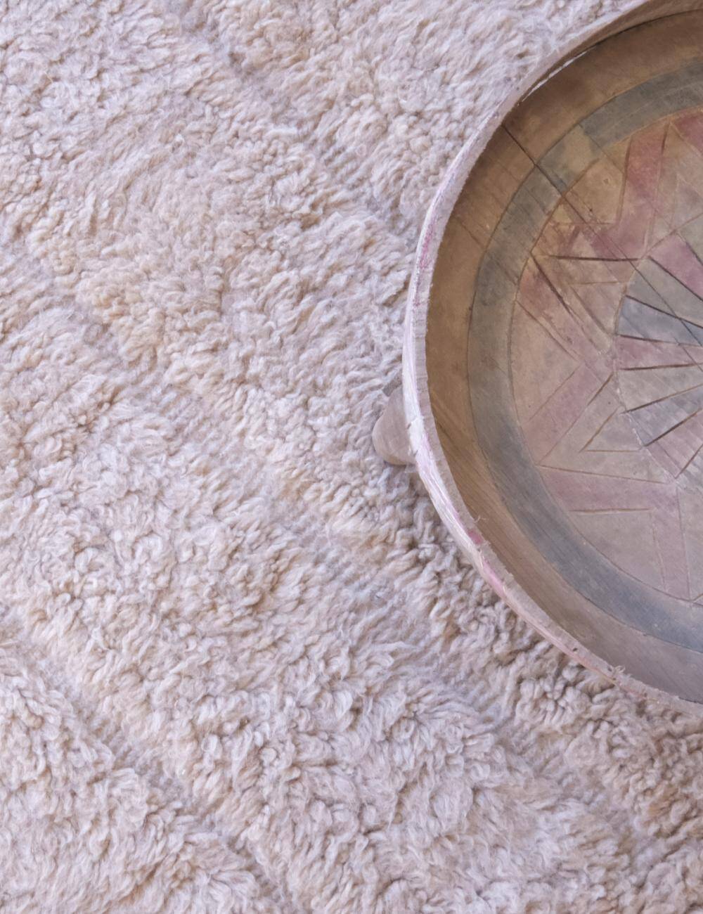 Contemporary Taupe Rug - 342 x 242 cm