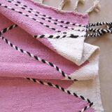 Pink Kilim Rug - 245 x 171 cm