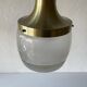 Heavy frosted glass pendant lamp by Staff, 1960s, Germany