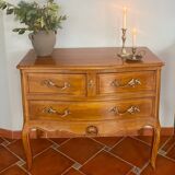 Commode style Louis XV en chêne massive