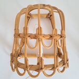 Paire d'appliques en bambou