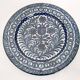 Fajalauza enamelled flat plate