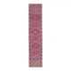 1970s Vintage Turkish Oushak Handmade Wool Cotton Purple Runner Rug 74x355
