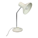 Lampe de bureau ajustable en métal blanc et chrome, datant des années 1970 et provenant de l'AGE (German Space/SPACE)
